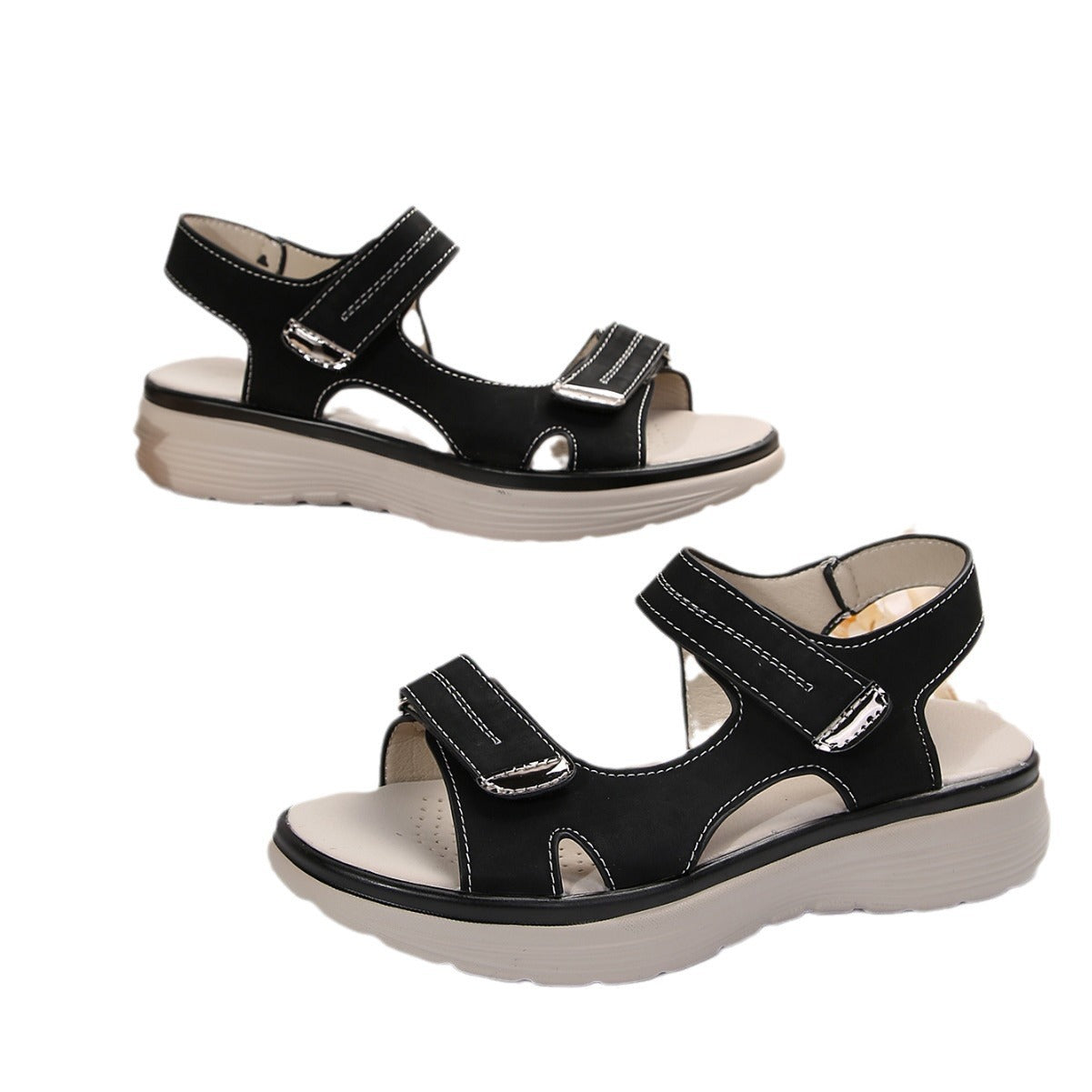 Womens Platform Beach Sandals