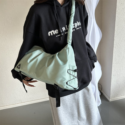 Womens Pleated Crossbody Bag