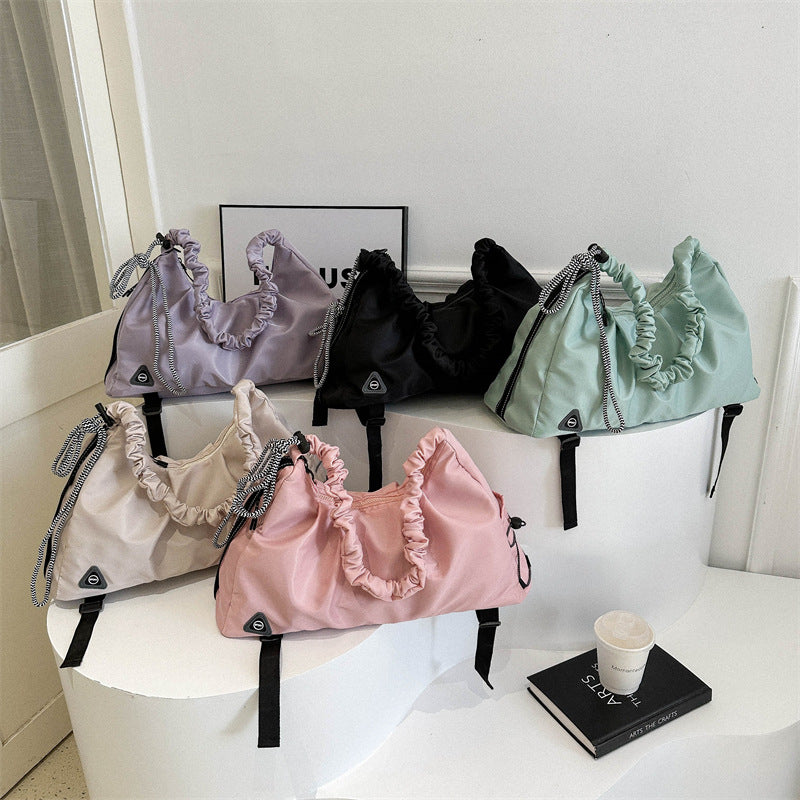 Womens Pleated Crossbody Bag