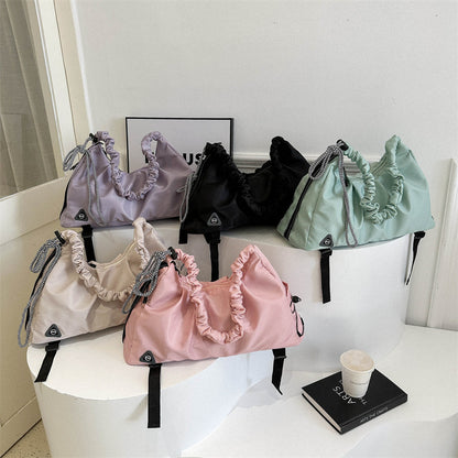 Womens Pleated Crossbody Bag