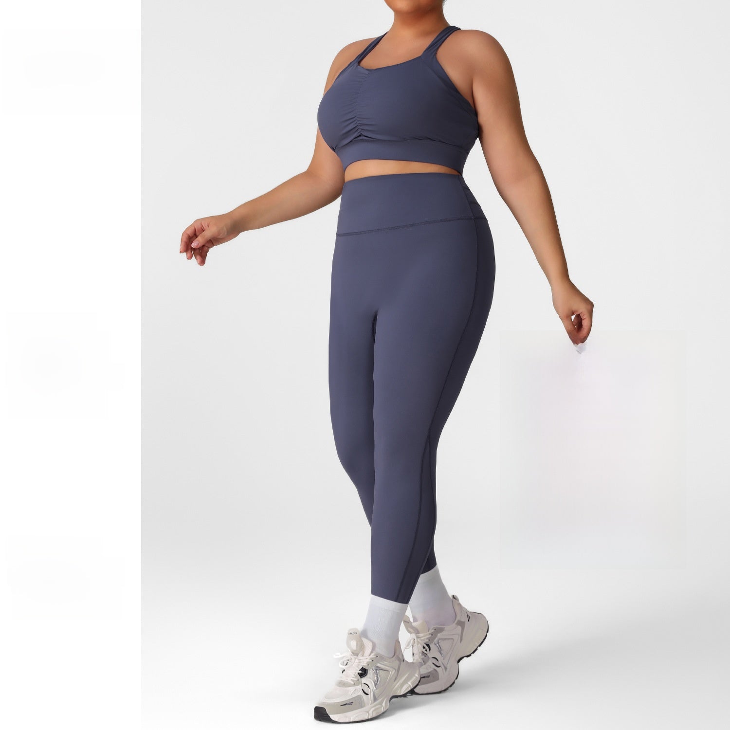 Womens Plus Size Yoga Outfit Set