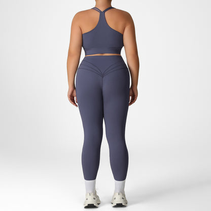 Womens Plus Size Yoga Outfit Set