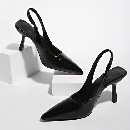 Womens Pointed Toe Stiletto Heel Sandals