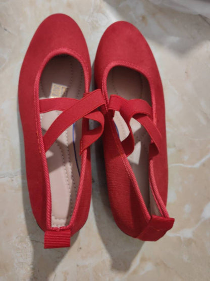Womens Pointed Toe Wedge Casual Shoes