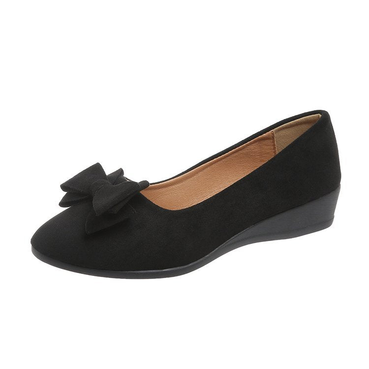 Womens Pointed Toe Wedge Casual Shoes