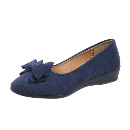 Womens Pointed Toe Wedge Casual Shoes