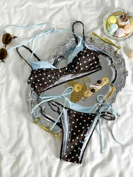 Womens Polka Dot Bikini