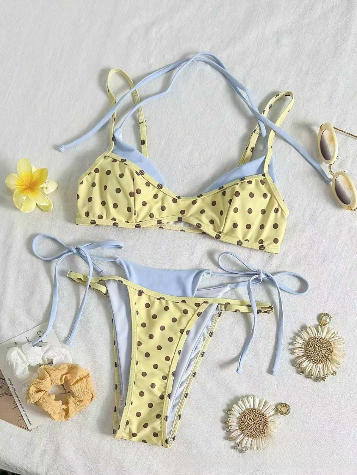 Womens Polka Dot Bikini