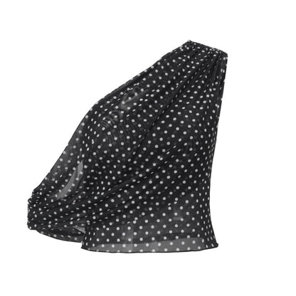 Womens Polka Dot Chiffon Tank Top