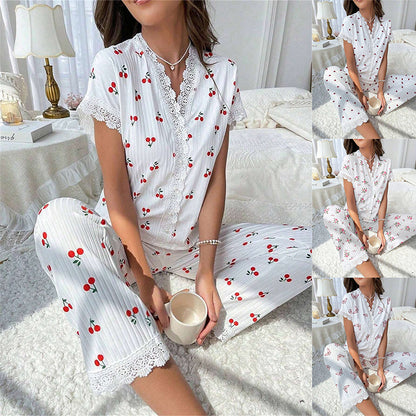 Womens Print Homewear Pajama