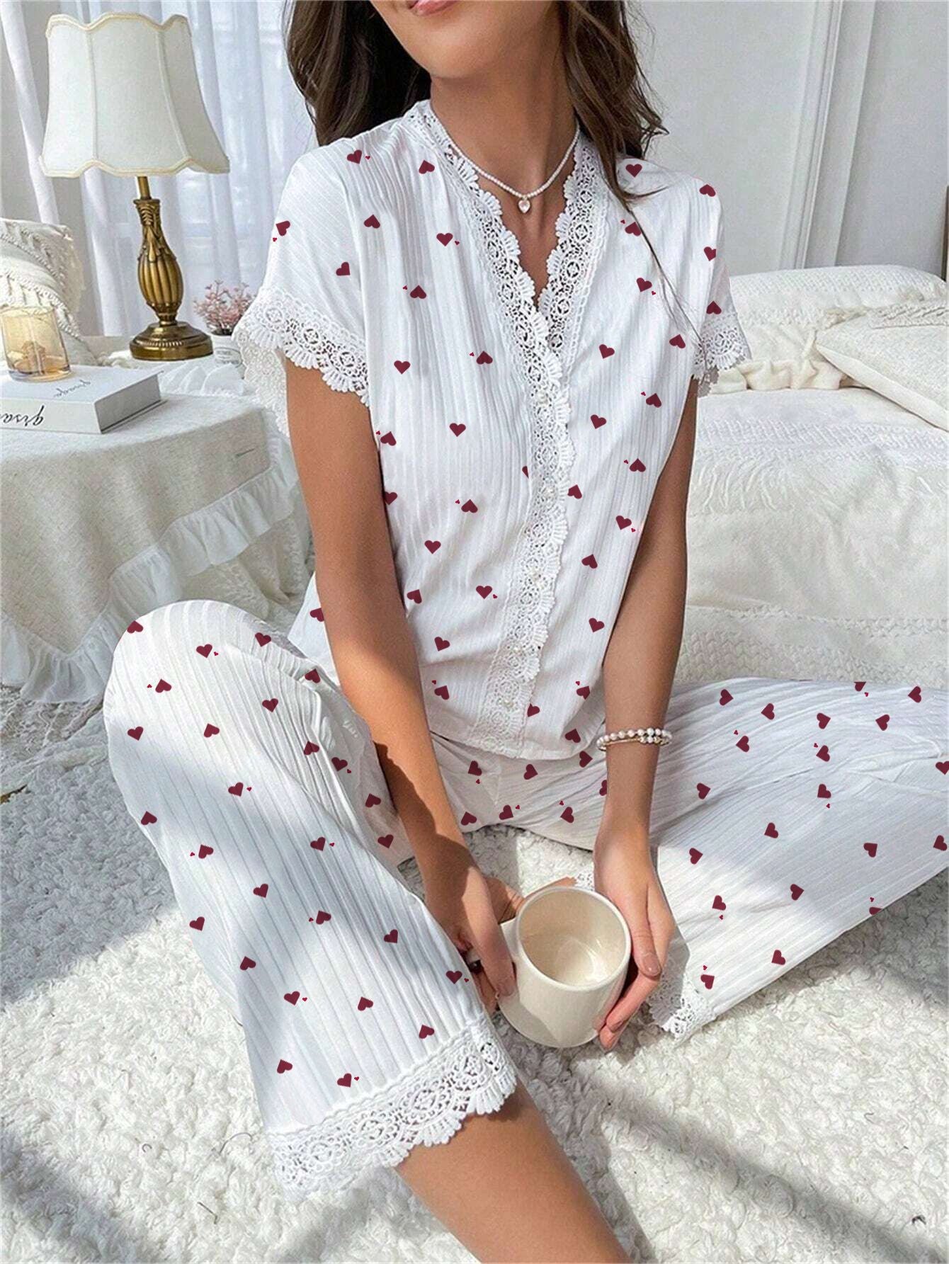 Womens Print Homewear Pajama