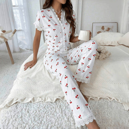 Womens Print Homewear Pajama