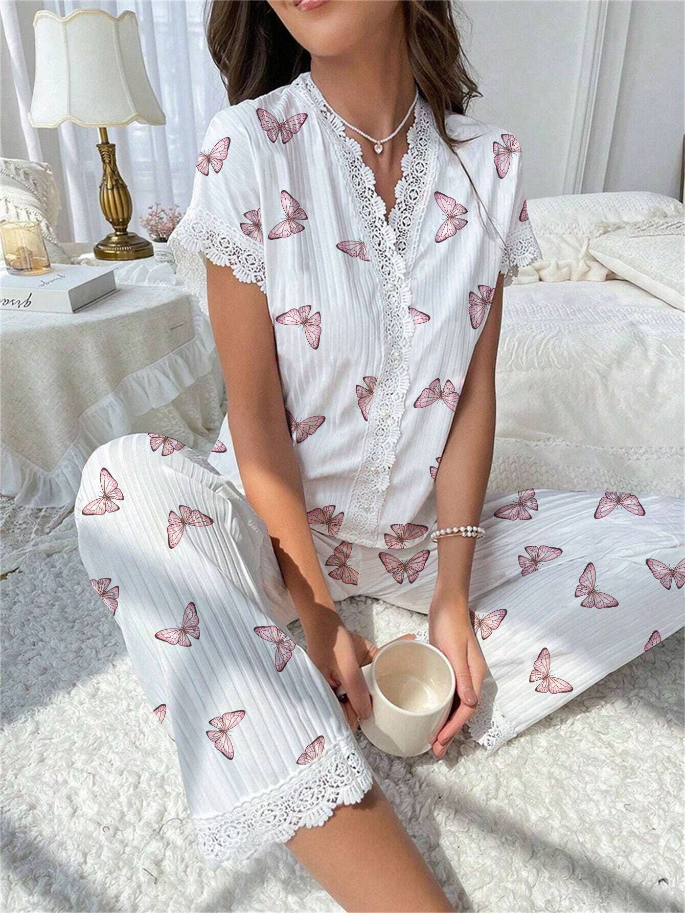 Womens Print Homewear Pajama