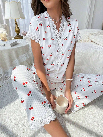 Womens Print Homewear Pajama