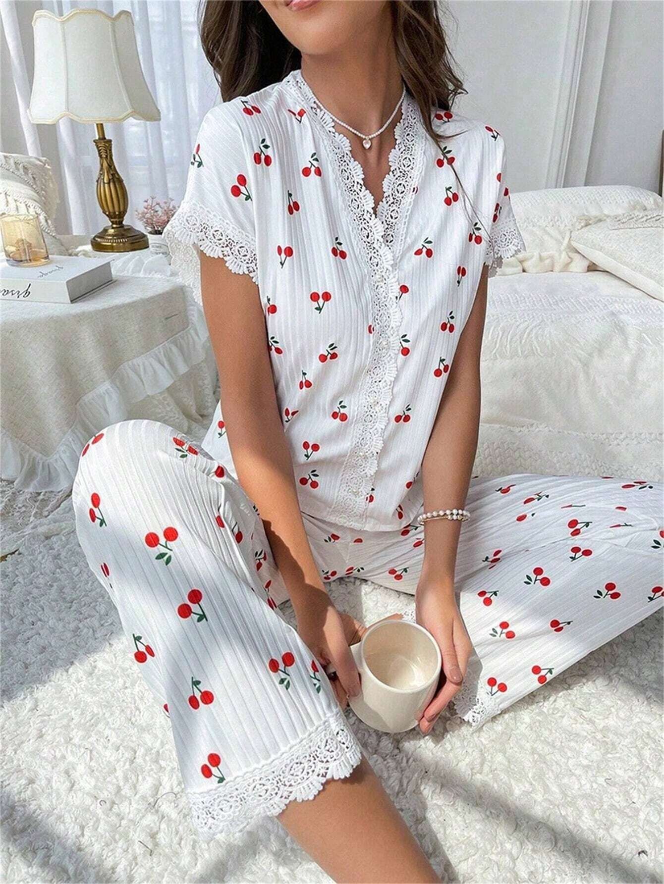 Womens Print Homewear Pajama
