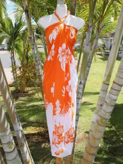 Womens Printed Chiffon Wrap Skirt
