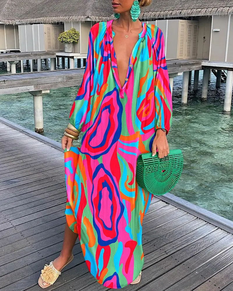 Womens Printed Dress