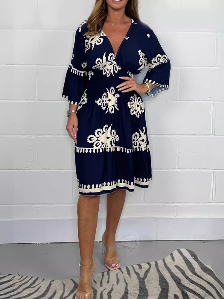 Womens Printed Dress