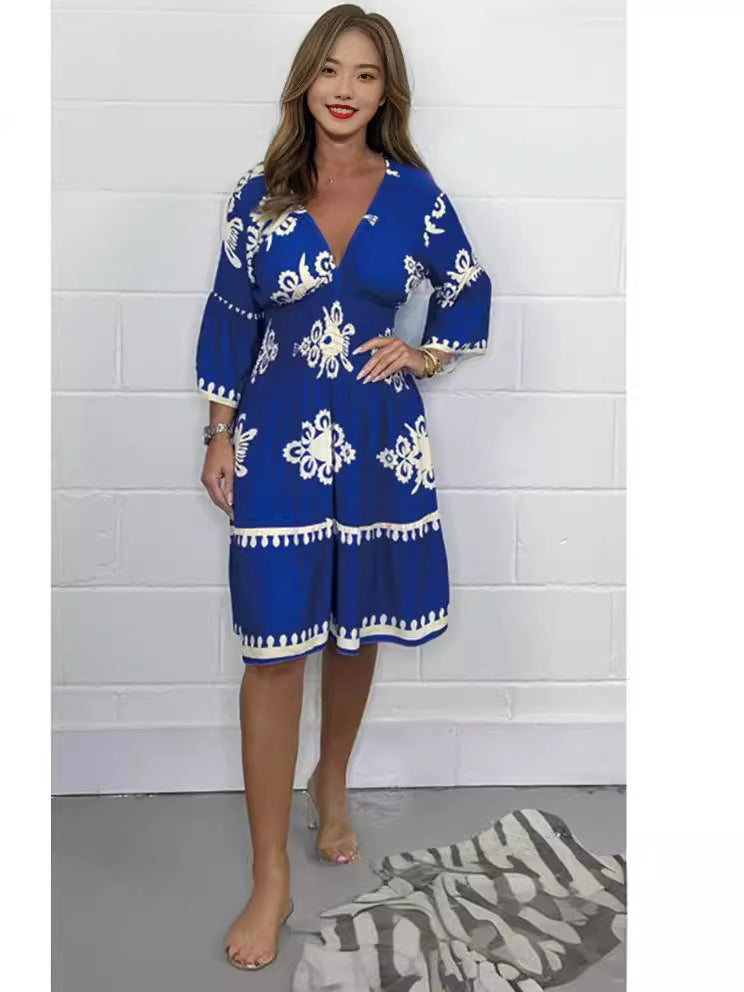 Womens Printed Dress