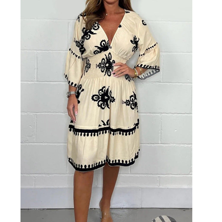 Womens Printed Dress