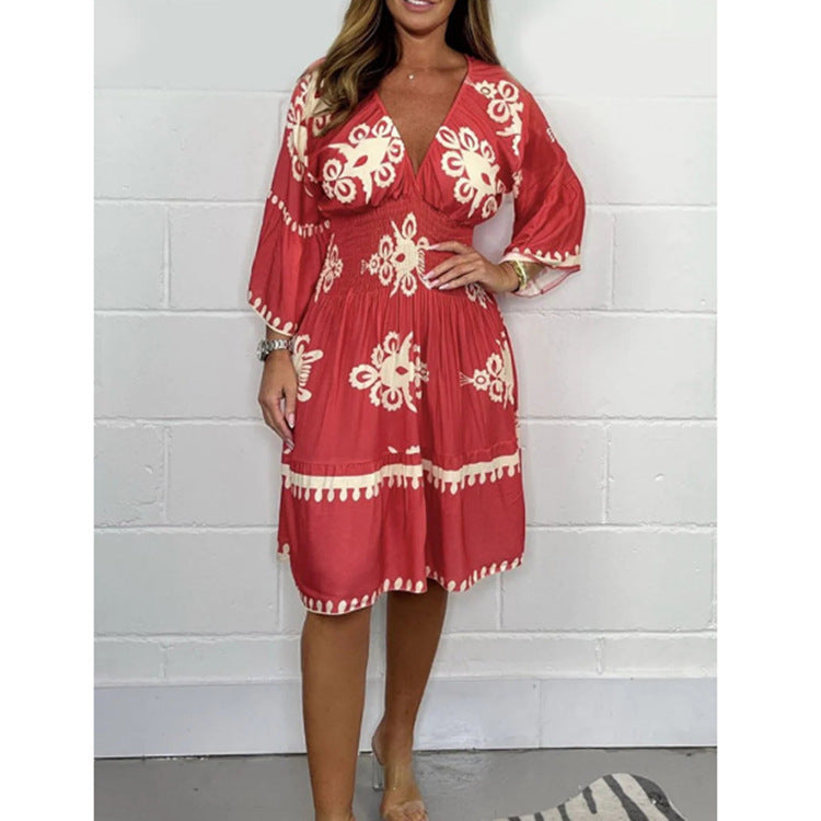 Womens Printed Dress