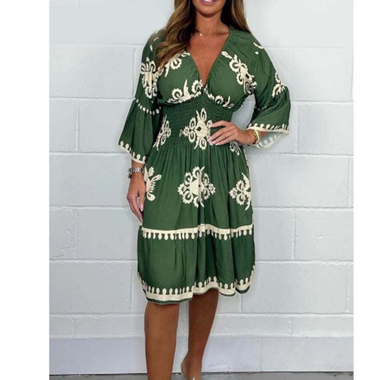 Womens Printed Dress