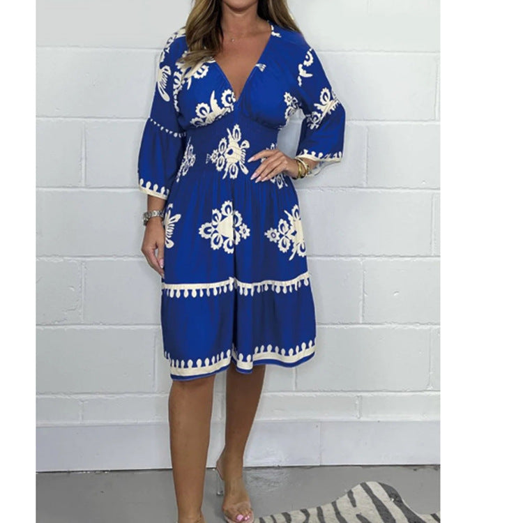 Womens Printed Dress