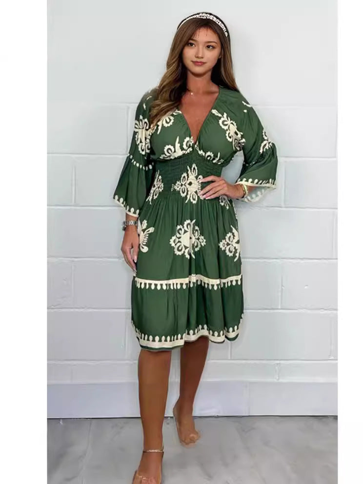 Womens Printed Dress