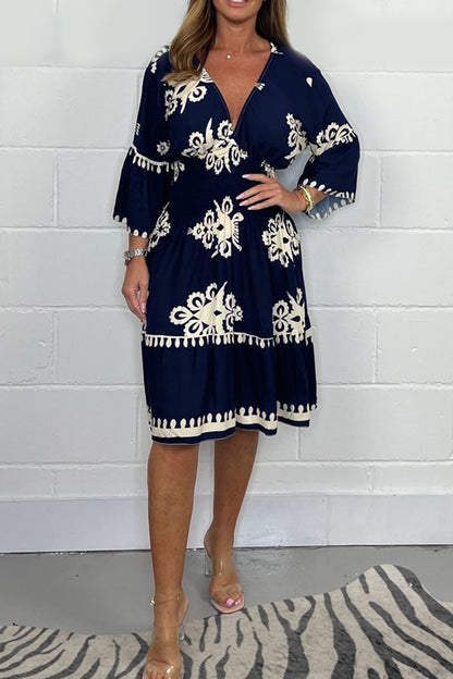 Womens Printed Dress