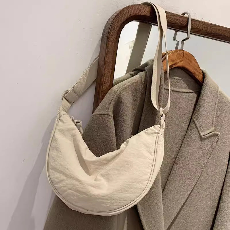 Womens PU Crossbody Bag Large Capacity Casual Shoulder Bag