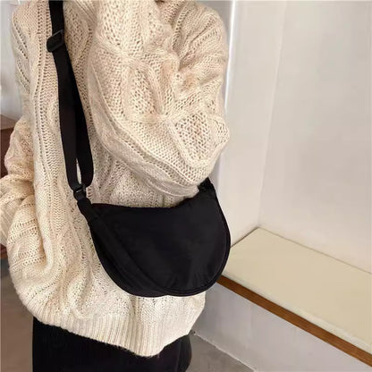 Womens PU Crossbody Bag Large Capacity Casual Shoulder Bag
