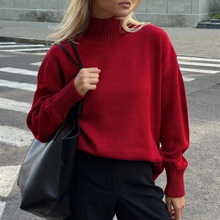 Womens Pullover Knit Sweater