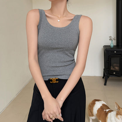 Womens Pure Cotton Sleeveless Camisole Top