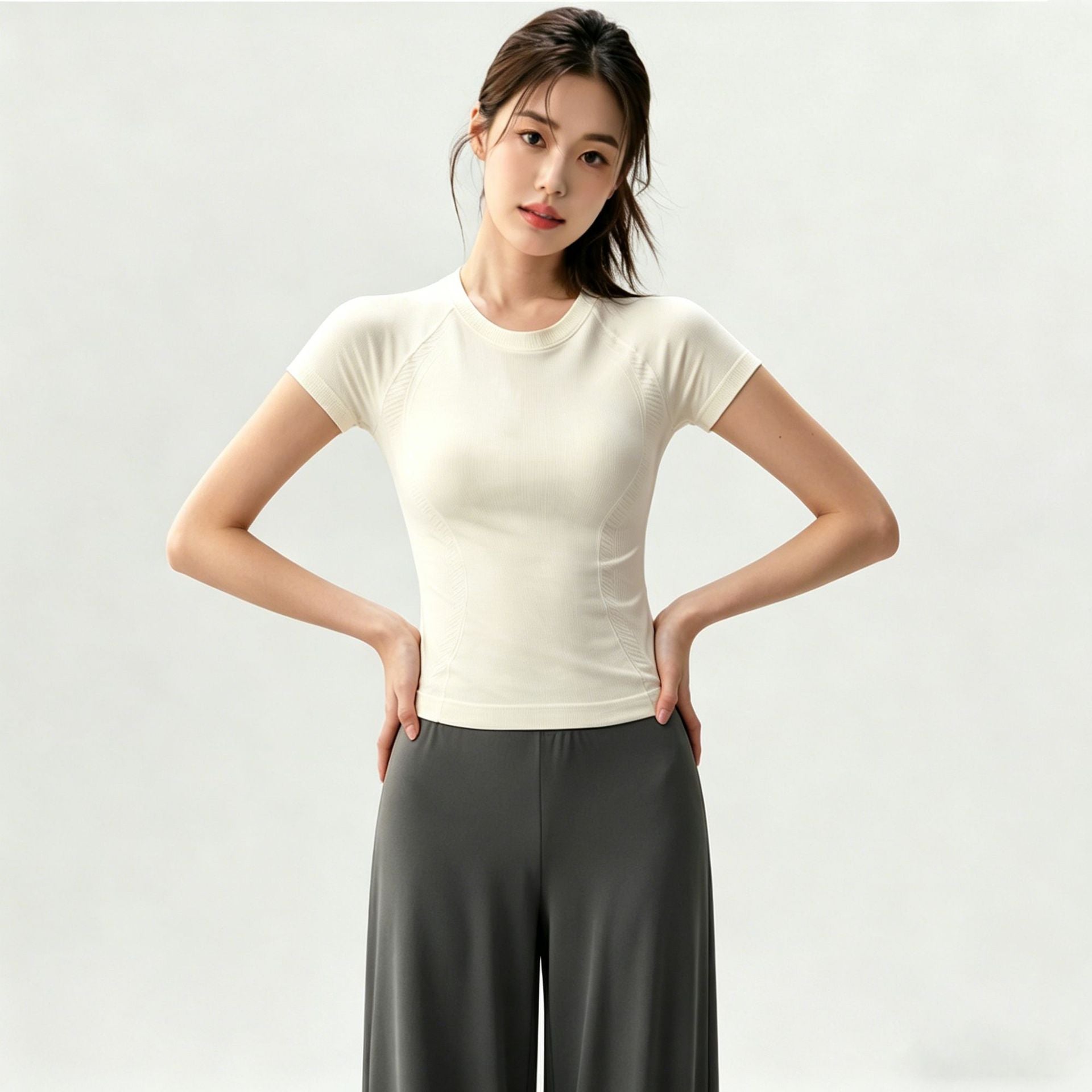 Womens Quick-Dry Fitness Yoga Top