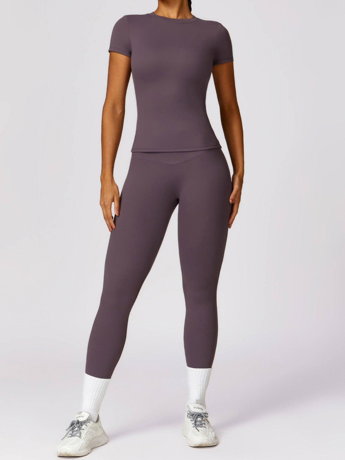Womens Quick-Dry High-Elastic Yoga Set