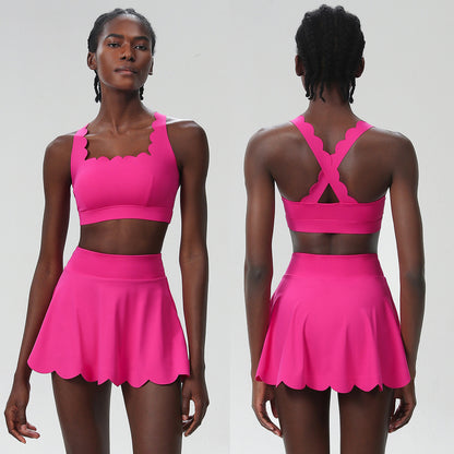 Womens Quick-Dry Tennis Two-Piece Set