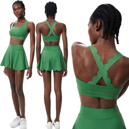 Womens Quick-Dry Tennis Two-Piece Set