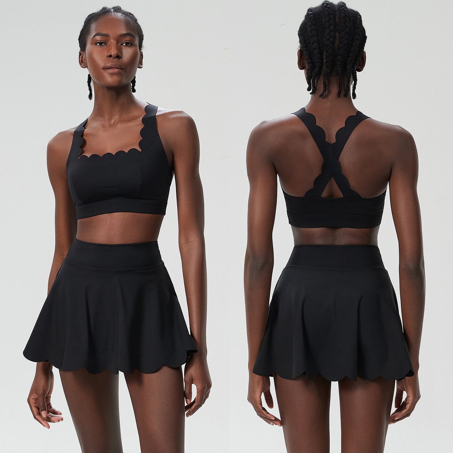 Womens Quick-Dry Tennis Two-Piece Set
