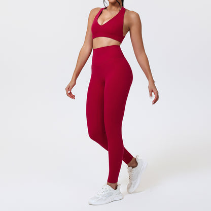Womens Quick Dry Yoga Fitness Set