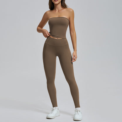 Womens Quick Dry Yoga Fitness Set