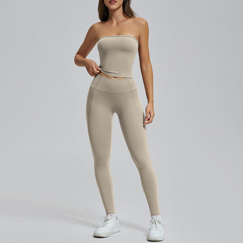 Womens Quick Dry Yoga Fitness Set