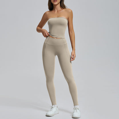 Womens Quick Dry Yoga Fitness Set