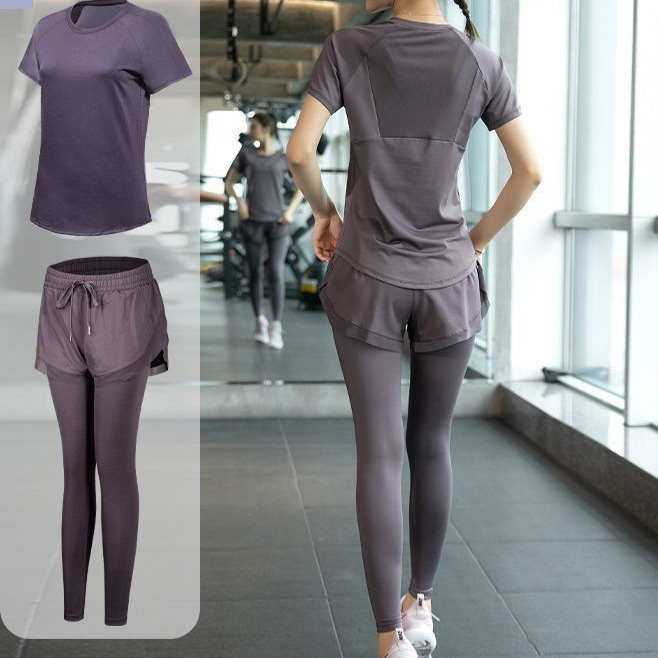 Womens Quick-Dry Yoga Running Sportswear