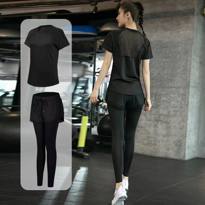 Womens Quick-Dry Yoga Running Sportswear