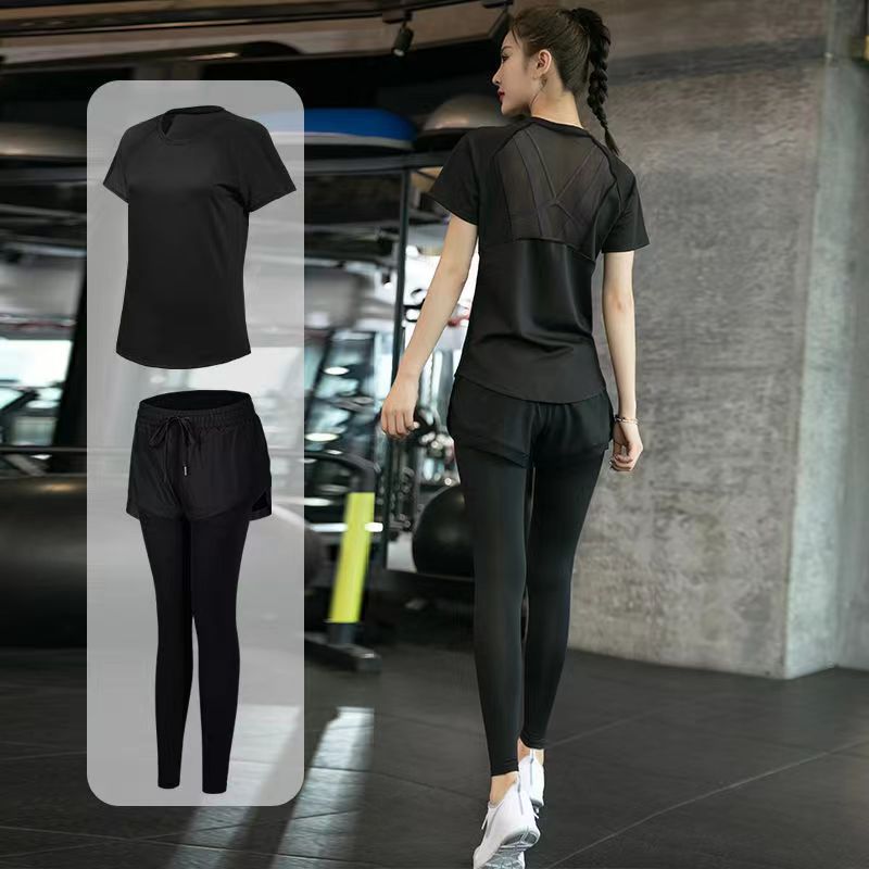 Womens Quick-Dry Yoga Running Sportswear