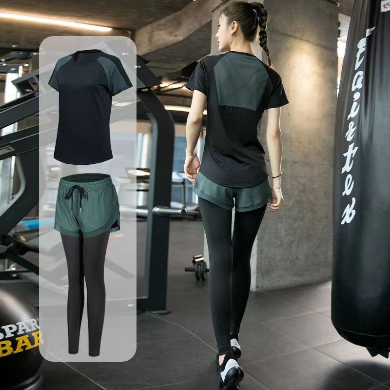 Womens Quick-Dry Yoga Running Sportswear