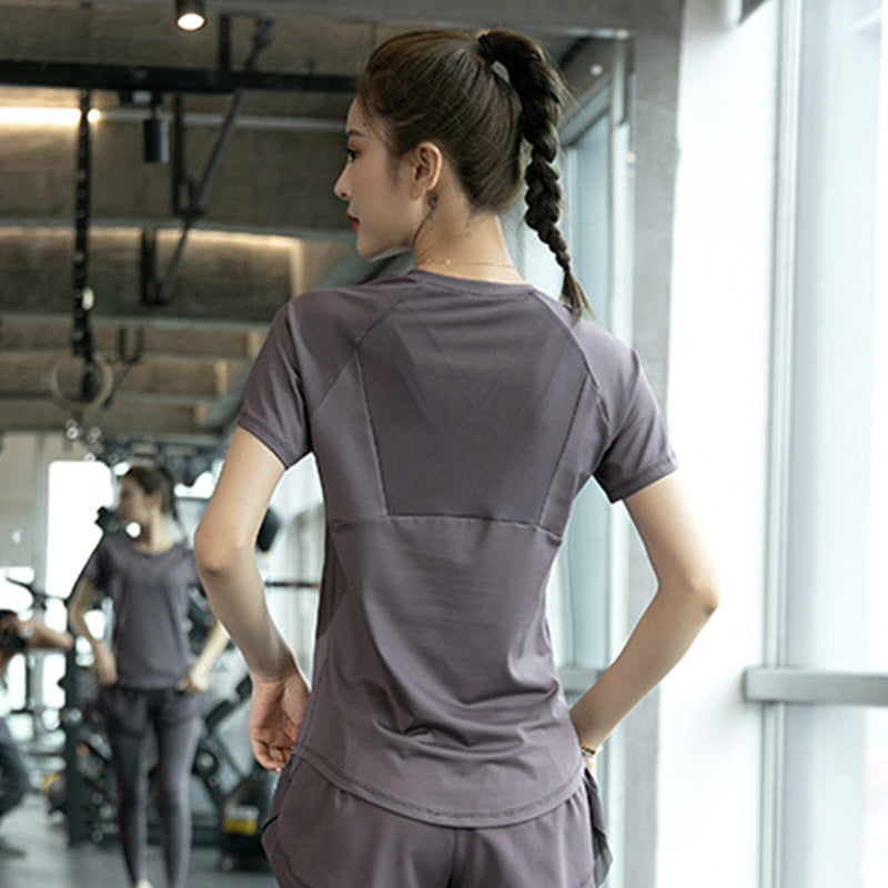Womens Quick-Dry Yoga Running Sportswear