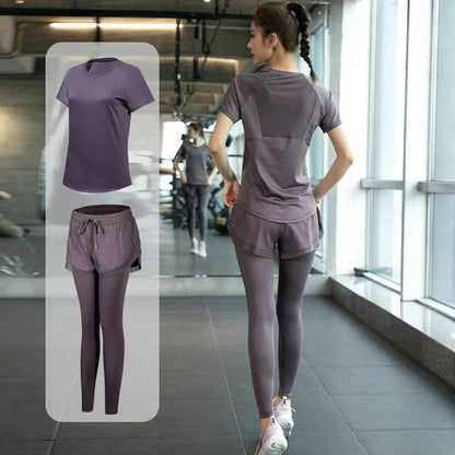 Womens Quick-Dry Yoga Running Sportswear