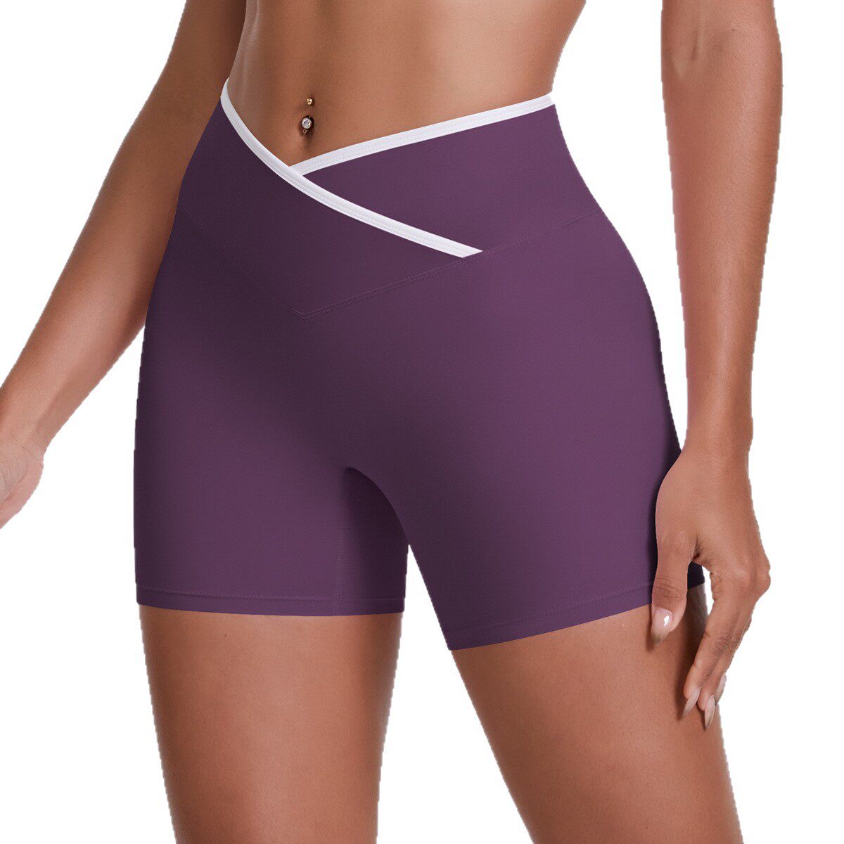 Womens Quick-Dry Yoga Workout Shorts