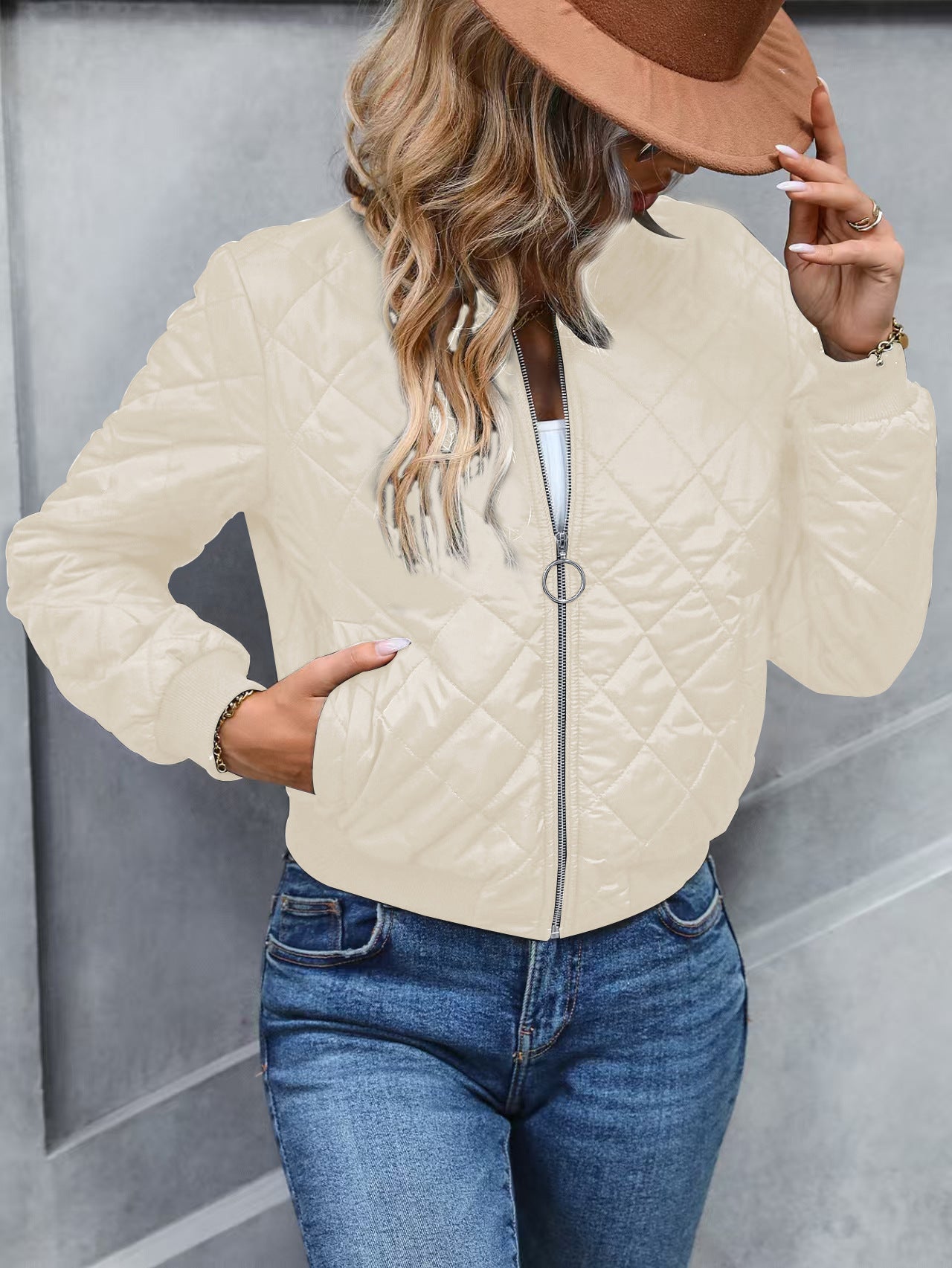 Womens quilted jacket